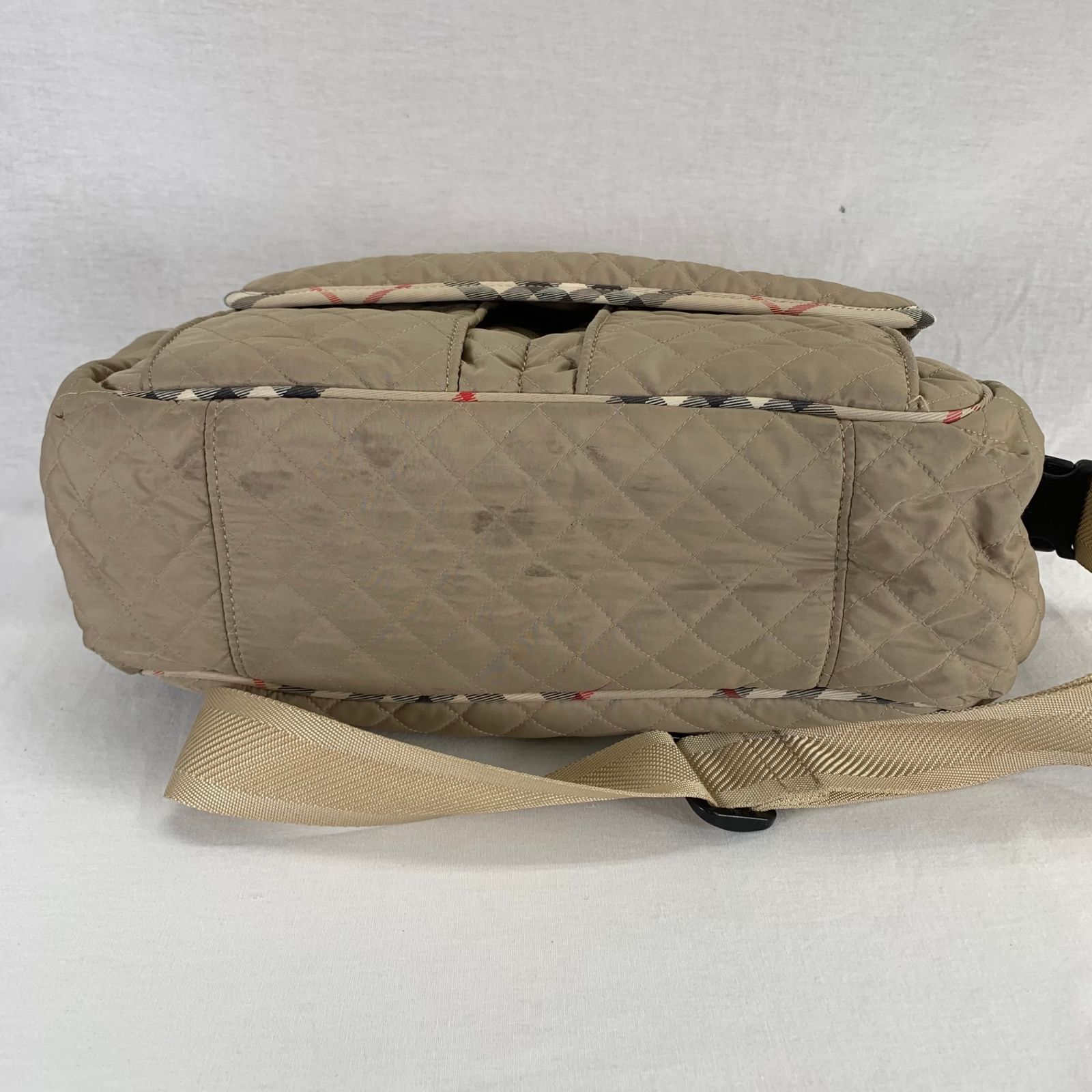 BURBERRY マザーズバッグ　ショルダーバッグ　ノバチェック　キルティング BURBERRY バーバリー マザーズバッグ ショルダーバッグ ノバ