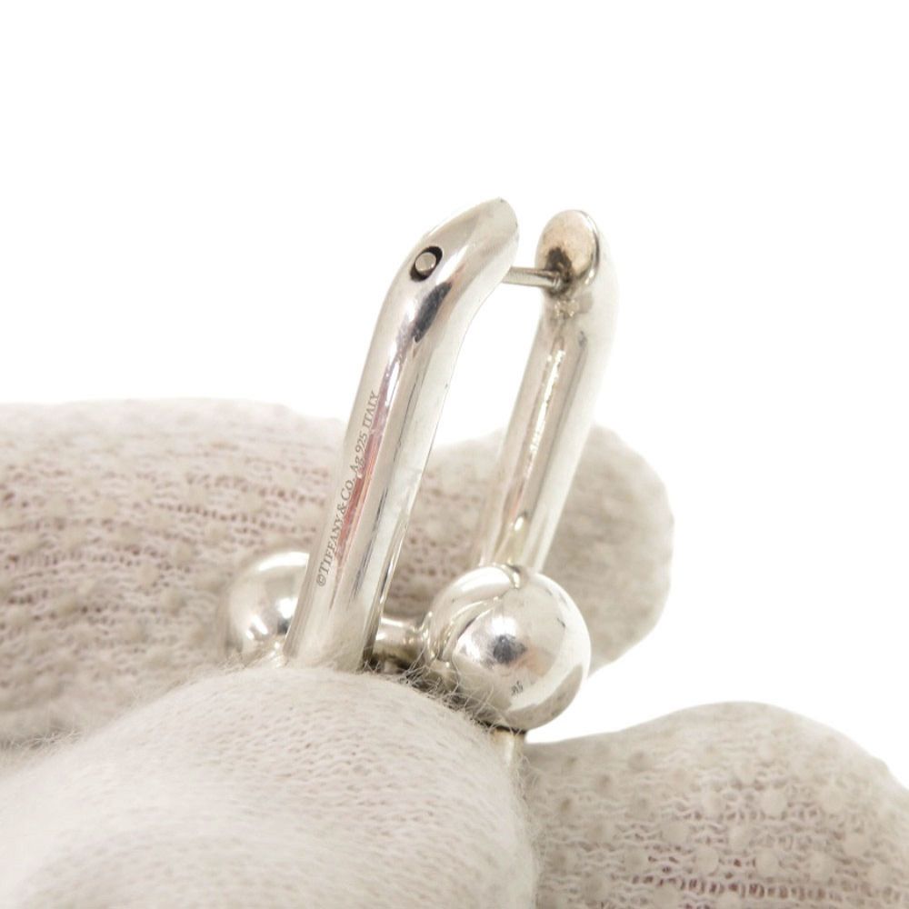 ティファニー　ハードウェア　エクストラ　ラージ　リンク　ピアス　シルバー　片耳 美品 ティファニー ハードウェア エクストララージ リンク シルバー925