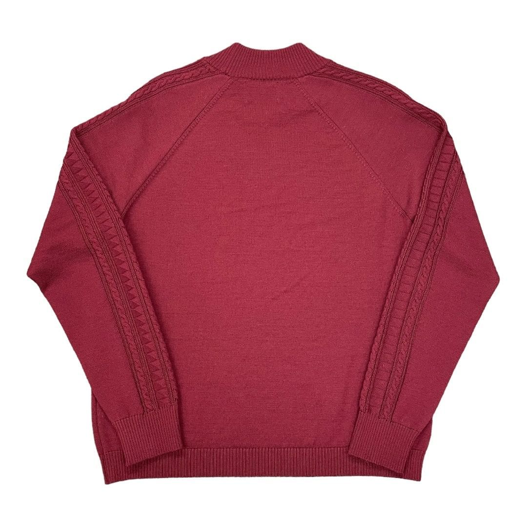 定価38500円 新品 RIVORA 22AW SIDE CABLE MOCK NECK KNIT サイド 