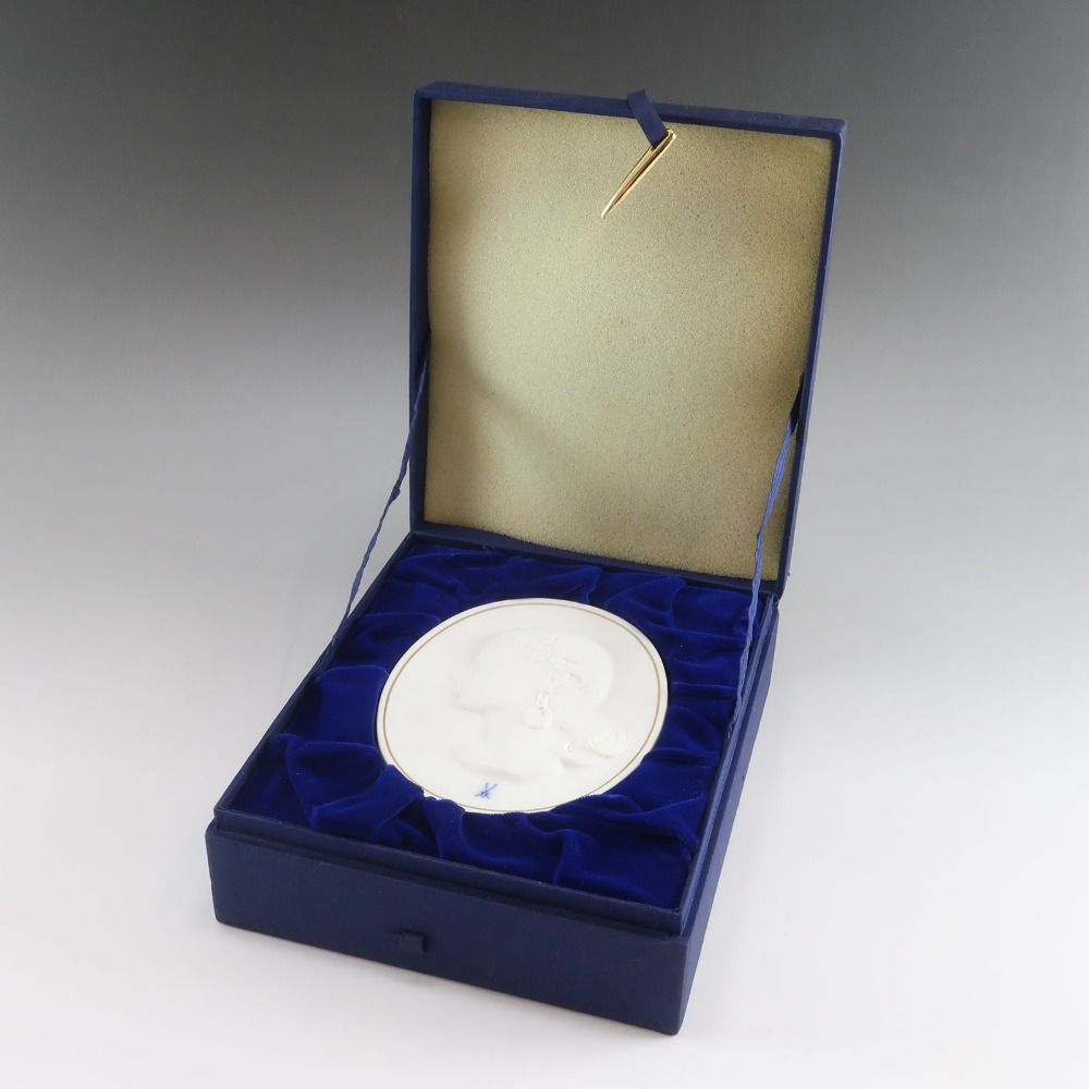 Meissen マイセン 吹田恭啓 レリーフ 陶磁器 _ 置物 オブジェ