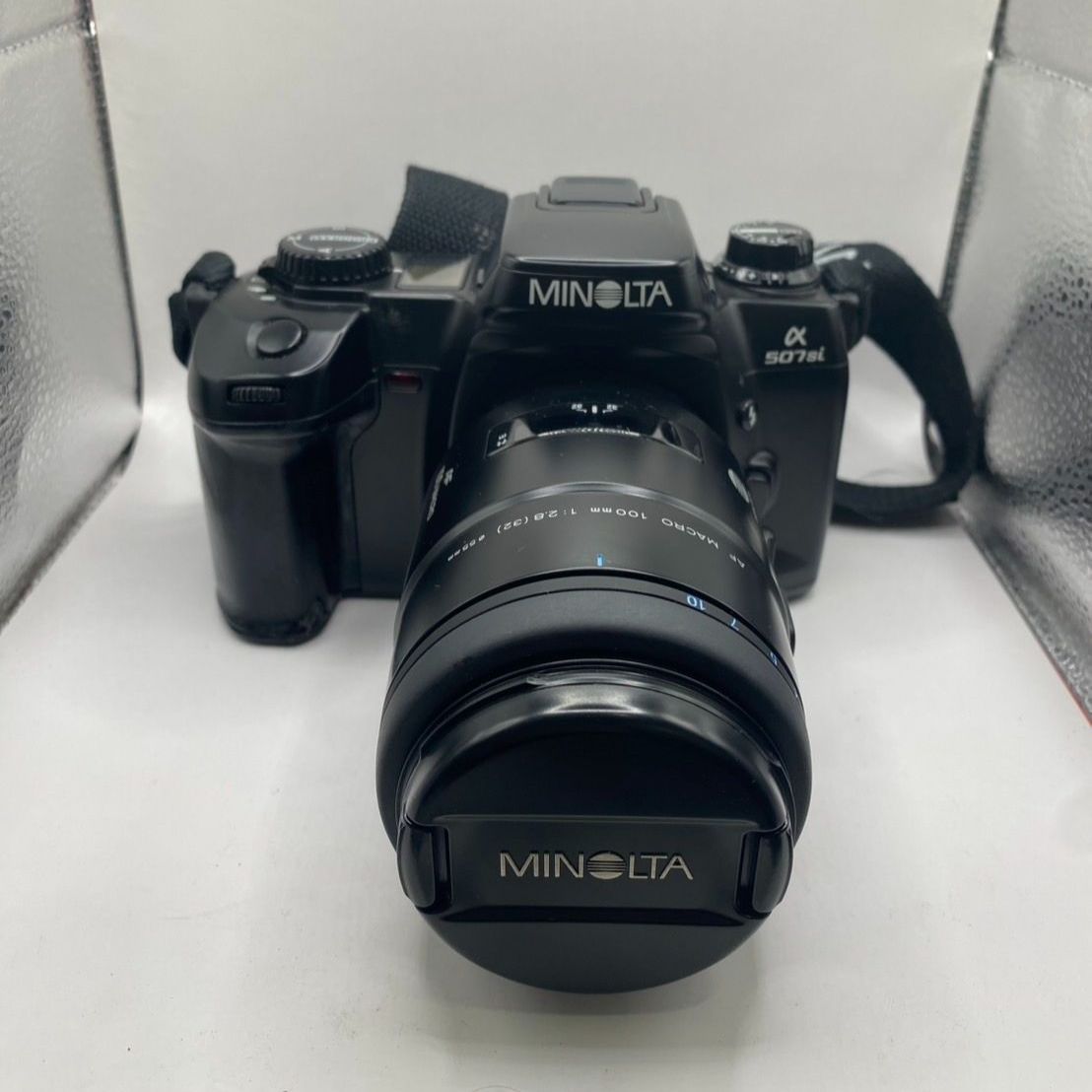 MINOLTA α 507si フィルム一眼レフカメラ Minolta α-507si ミノルタ フィルムカメラ MACRO 100 ズーム