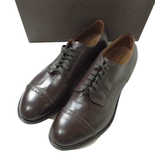 ALDEN オールデン アメリカ製 PUNCHED CAP TOE BOOTS パンチドキャップトゥブーツ 86009H US9D(27cm) BLACK 革靴 ストレートチップ シューズ【ALDEN】