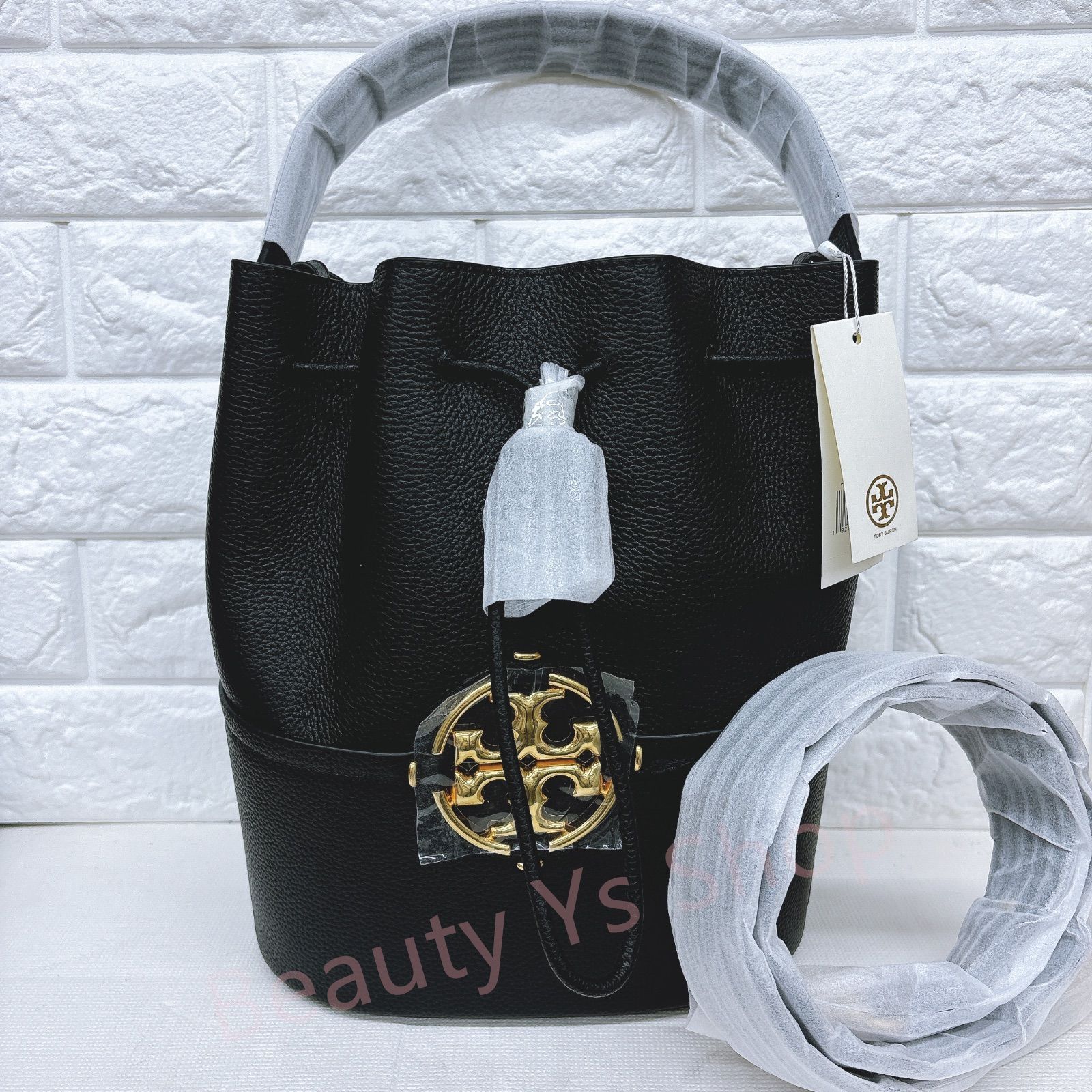 新品未使用] TORY BURCH トリーバーチ MILLER BUCKET BAG ミラー バケットバッグ ショルダーバッグ 巾着 - メルカリ