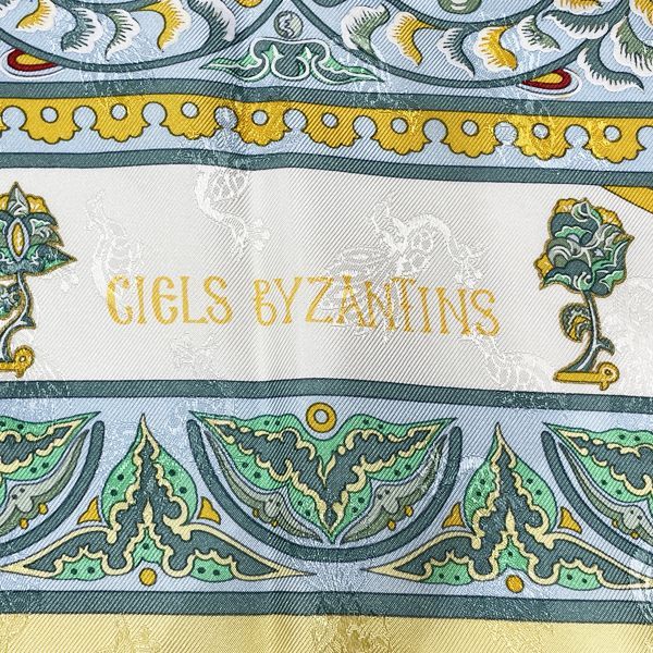 HERMES カレ90 CIELS BYZANTINS ビザンチンの空 鳥柄 スカーフ - It's