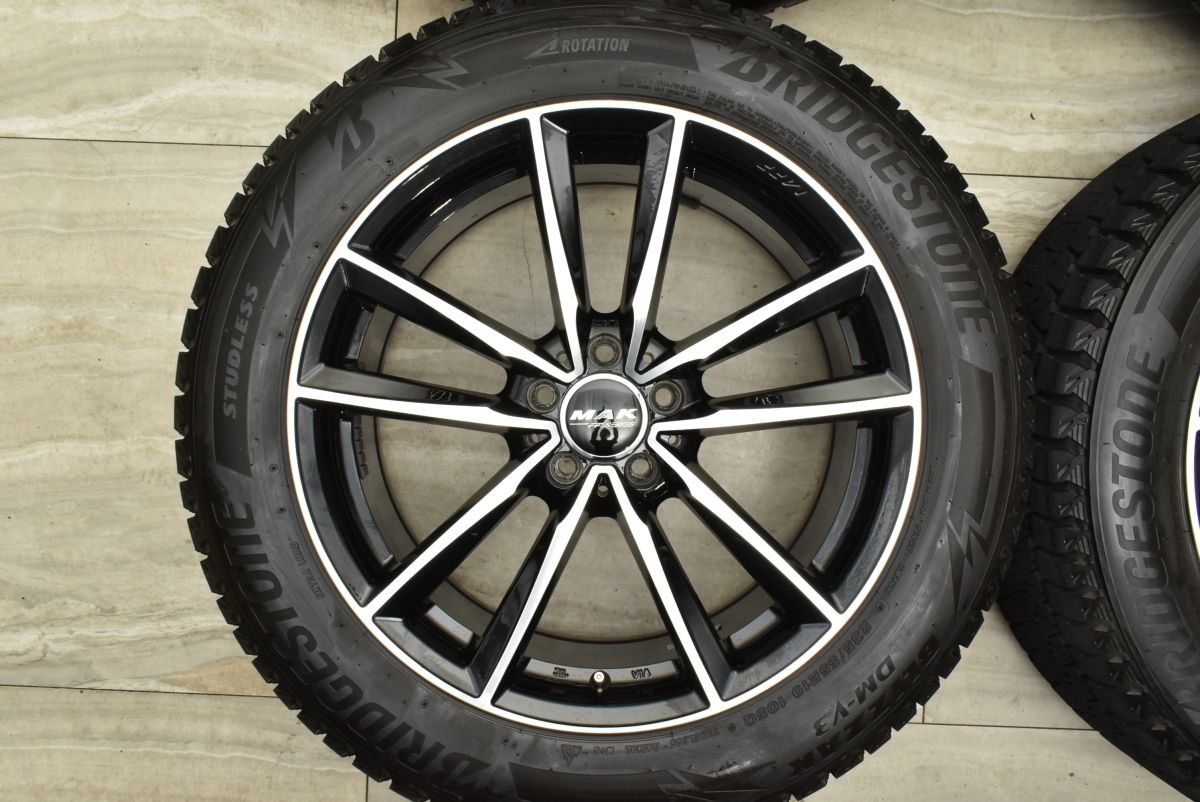 バリ溝 美品】MAK BREMEN FF 19in 8J +30 PCD112 ブリヂストン  