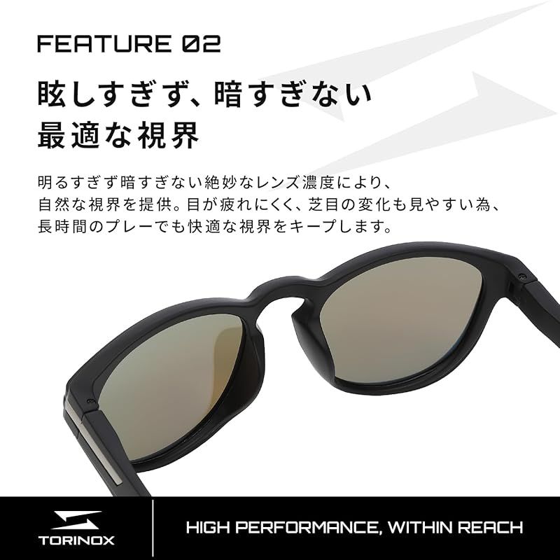 TORINOX] サングラス ゴルフ TYRON（PERFORMANCE MODEL） BLACK/BLUE