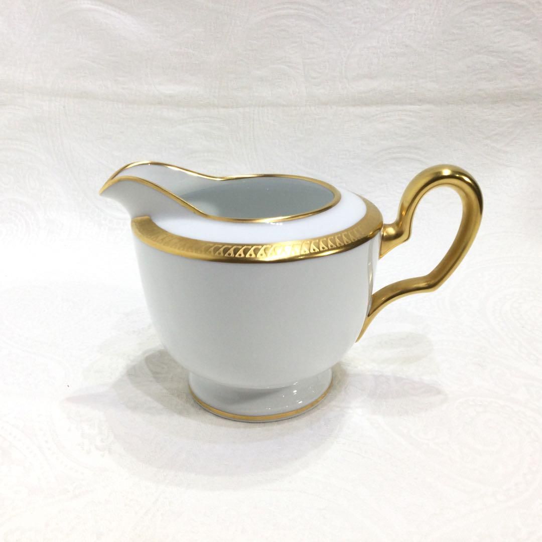 大倉陶園 片葉金蝕 クリーマー 定価33 000円