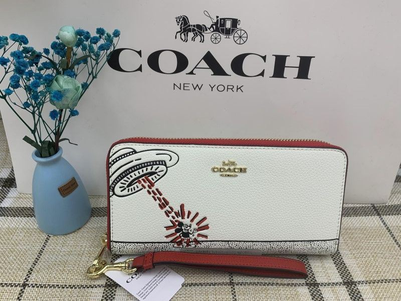 コーチ 財布 COACH 長財布 レディース メンズ ディズニー キース 