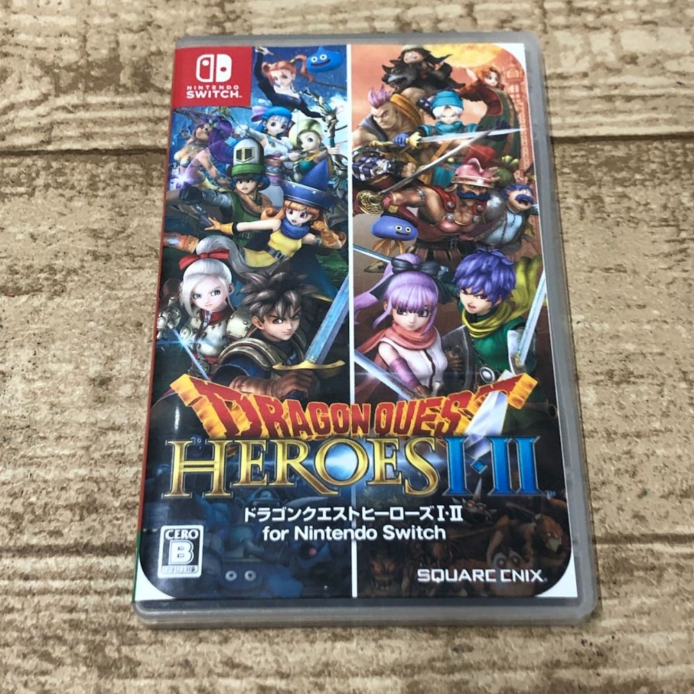 08w9177 Nintendo Switch ニンテンドースイッチ ゲームソフト ドラゴンクエストヒーローズⅠ Ⅱ