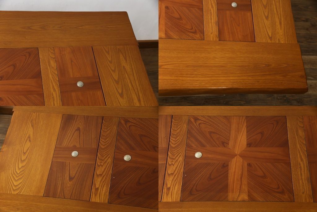 ☆事前問合せ必須☆ 囲炉裏テーブル 中古 美品 欅 ケヤキ材 伝統木芸士