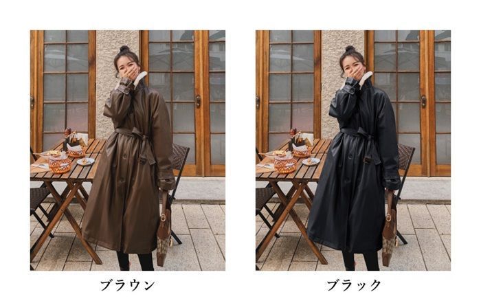 レザーコート レディース