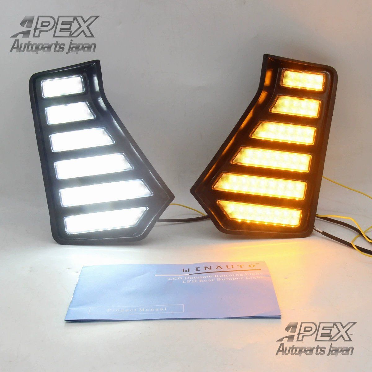 タコマ TACOMA 2025 デイタイムランニングライト DRL アンバー方向指示器付き フォグランプ 2ｐZYL036 入荷