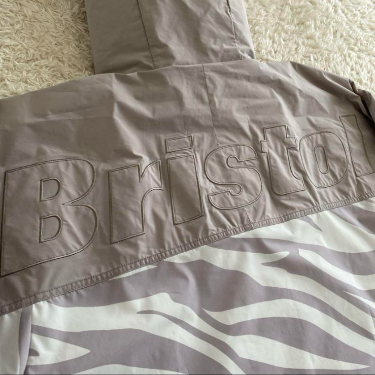 新品！F.C.R.B. アノラック ハーフジップ ジャケット ゼブラ柄 バック