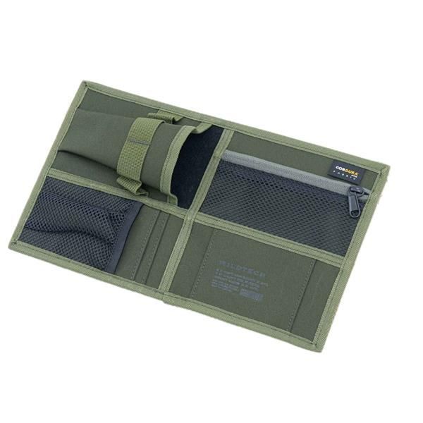 KHAKI GREEN 【ヒルナンデス！で紹介】[WILDTECH CARLIFE] ワイルドテック カーライフ 【SUN VISOR POCKET(サンバイザーポケット) CORDURA(コーデュラ)ファブリック 215-ZSXP004】 車 キャンプ アウ
