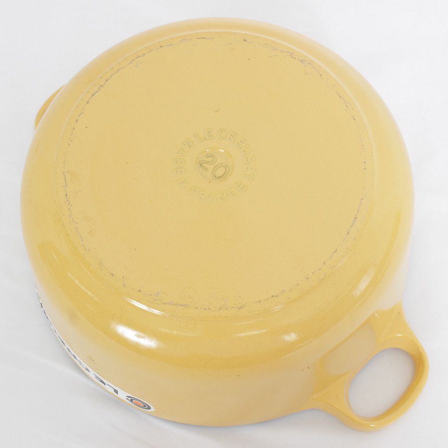 ル・クルーゼ ココット・ロンド 20cm 2501-20-04 サフラン