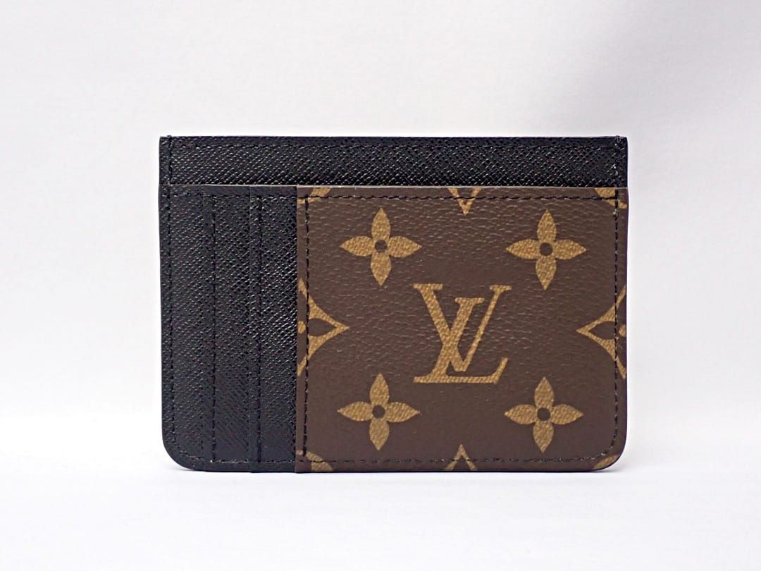LOUIS VUITTON ルイ・ヴィトン モノグラム リバース カードケース ポルトカルト LVサイドアップ M81462 新品同様品 【送料無料】 A-8222