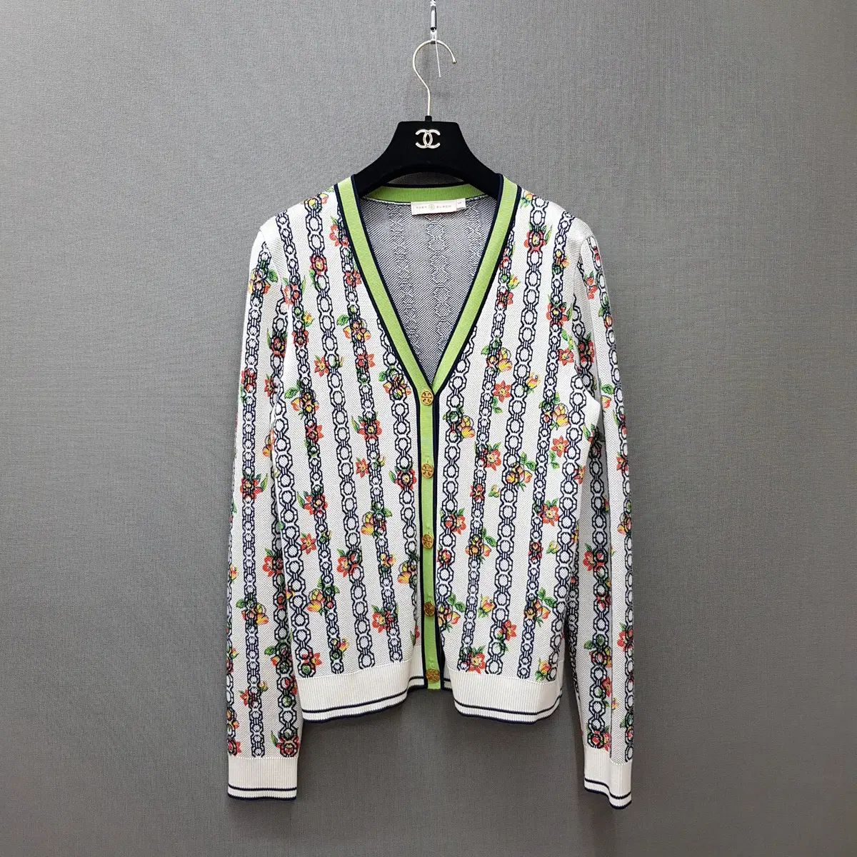 TORY BURCH 花柄　長袖　カーディガン TORY BURCH 花柄 カーディガン 長袖