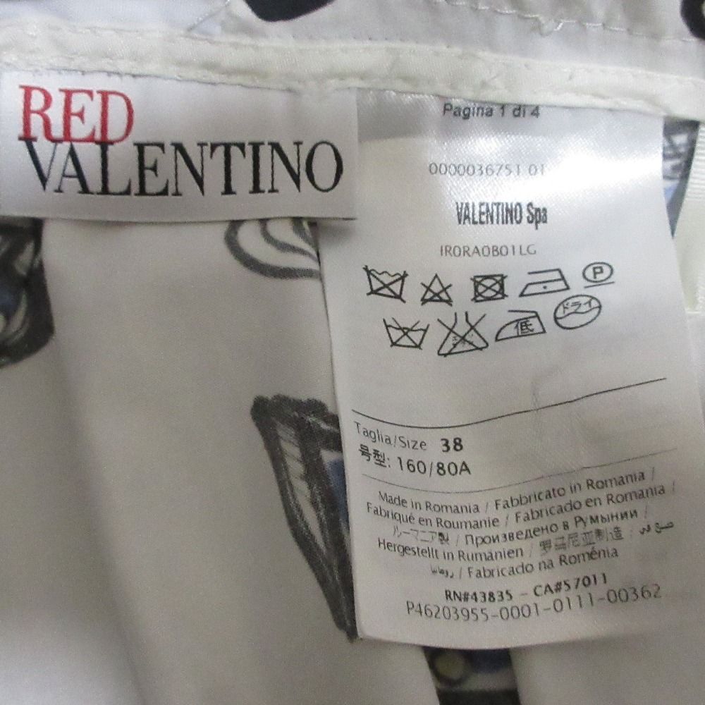 良品 RED VALENTINO レッドヴァレンティノ アンカー 碇 プリント