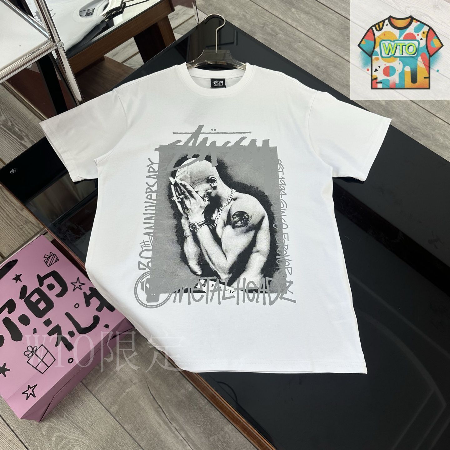 STUSSY Tシャツ 今日特価】Stussy x Metalheadz SS24 反射 T シャツ-2 - メルカリ