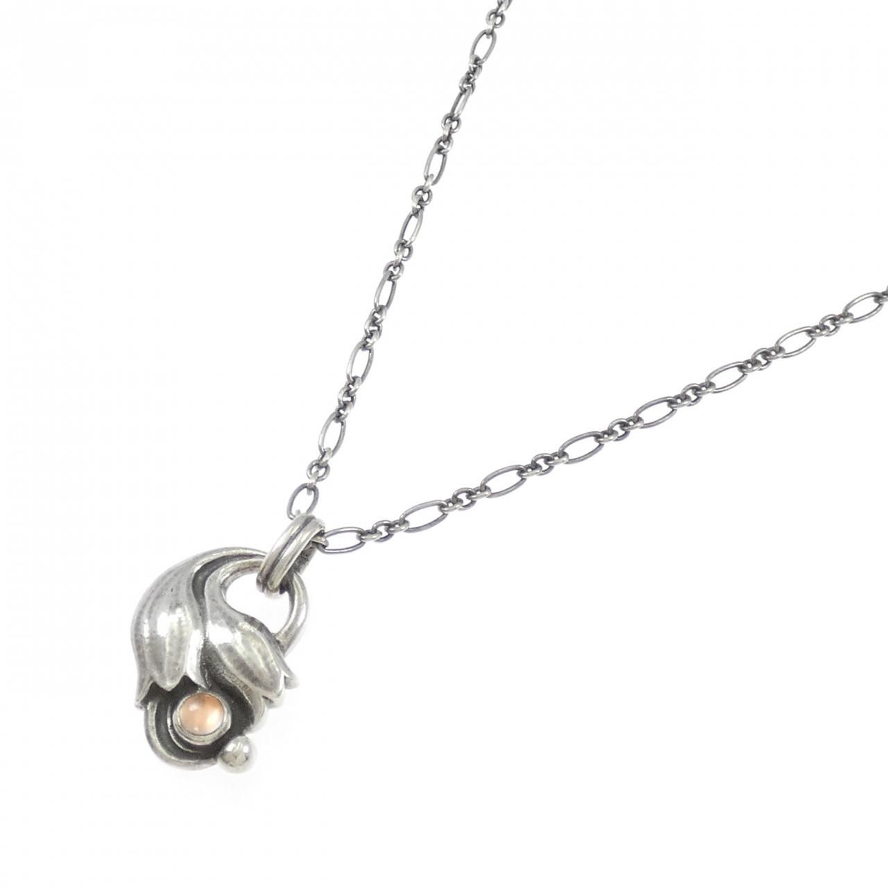 ジョージ ジェンセン ローズクオーツ ネックレス