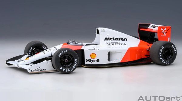 1/18 マクラーレン MP4/8 A.セナ ブラジル国旗 限定BOX PMA ミニチャンプス 543933838 1/18 マクラーレン MP4/8 #8 ウィナー