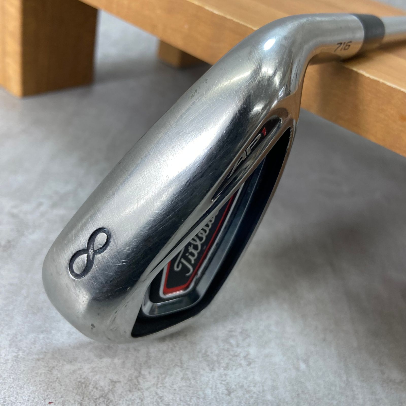 Titleist - Titleist　タイトリスト　AP1　716　メンズゴルフ　8番アイアン　カーボン　S　右利き用　MCI　36.25インチ　約386g　D-0 Titleist タイトリスト AP1 716 メンズゴルフ 8番アイアン
