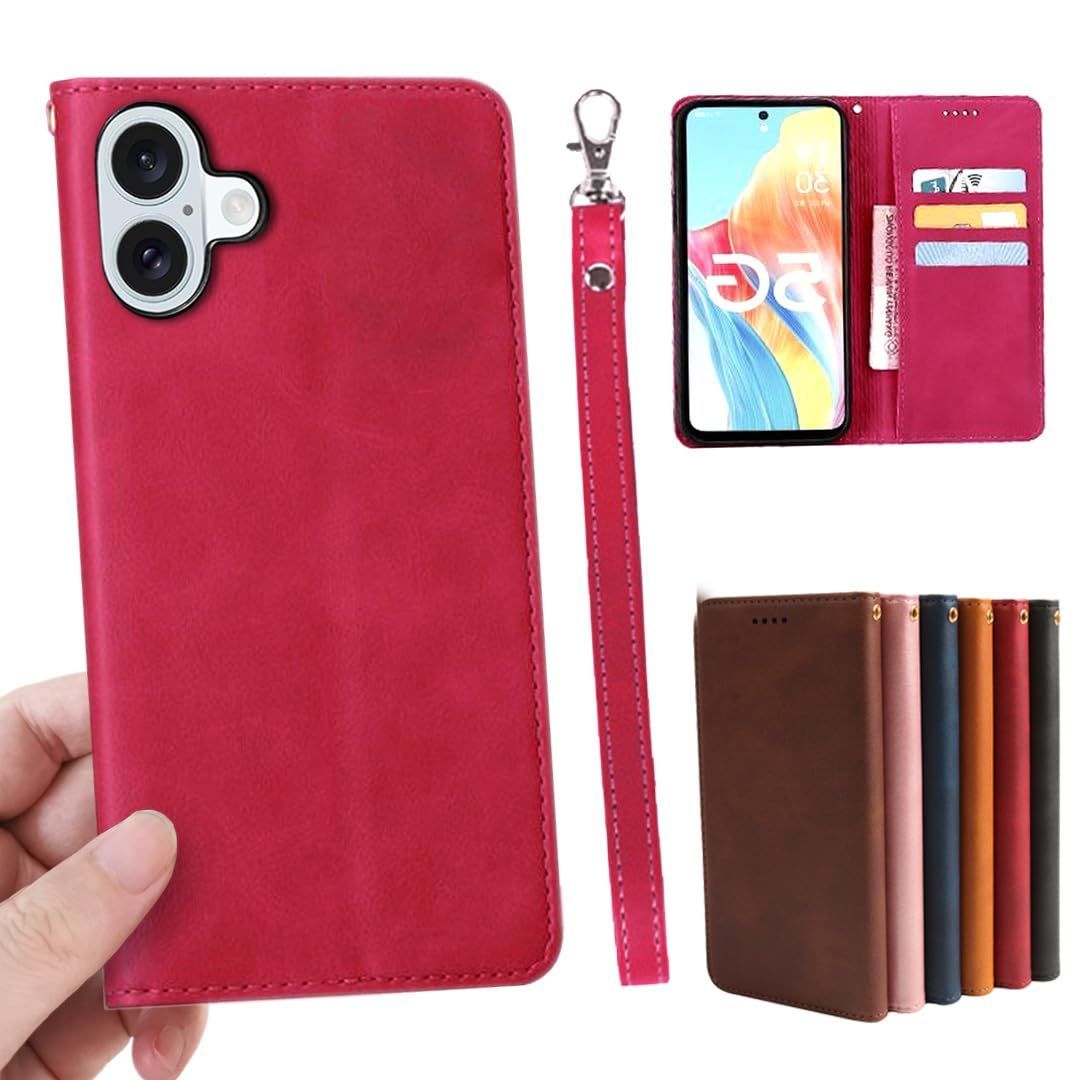 【数量限定】弱磁 内蔵マグネット 財布型 左手用 スタンド 【GoKIGIoD】 case いphone16 カード収納 iphone16 ...