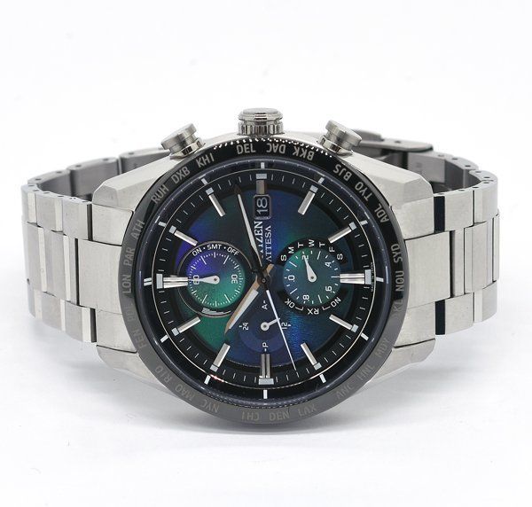 ☆極美品！CITIZEN シチズン ATTESA アテッサ AT8188-64L H800-A1CN202 UNITE with BLUE 限定2,400本  エコ・ドライブ電波時計 メンズ☆ - メルカリ