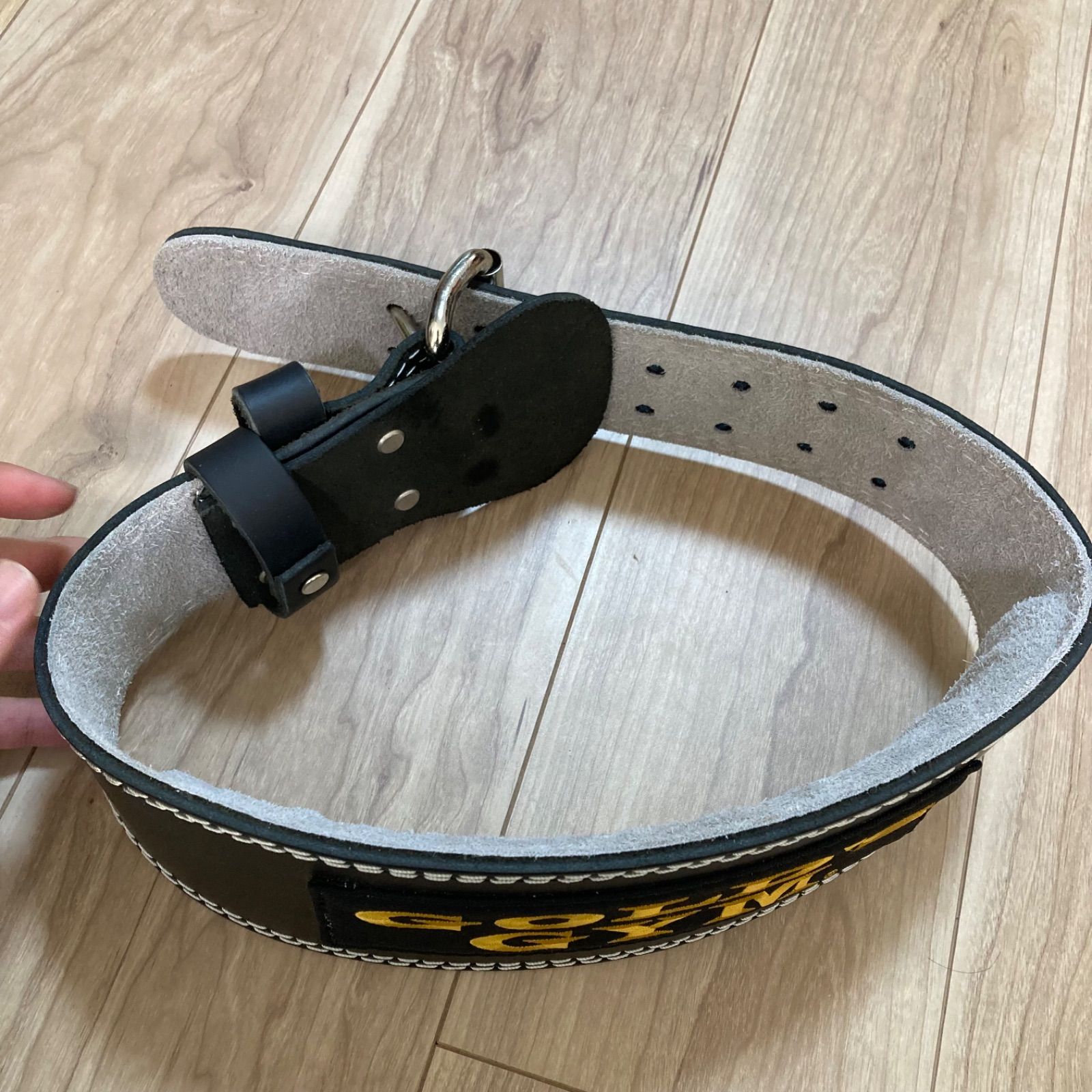 GOLD'S GYM トレーニング・パワーベルト Mサイズ パワーベルト(2ピン