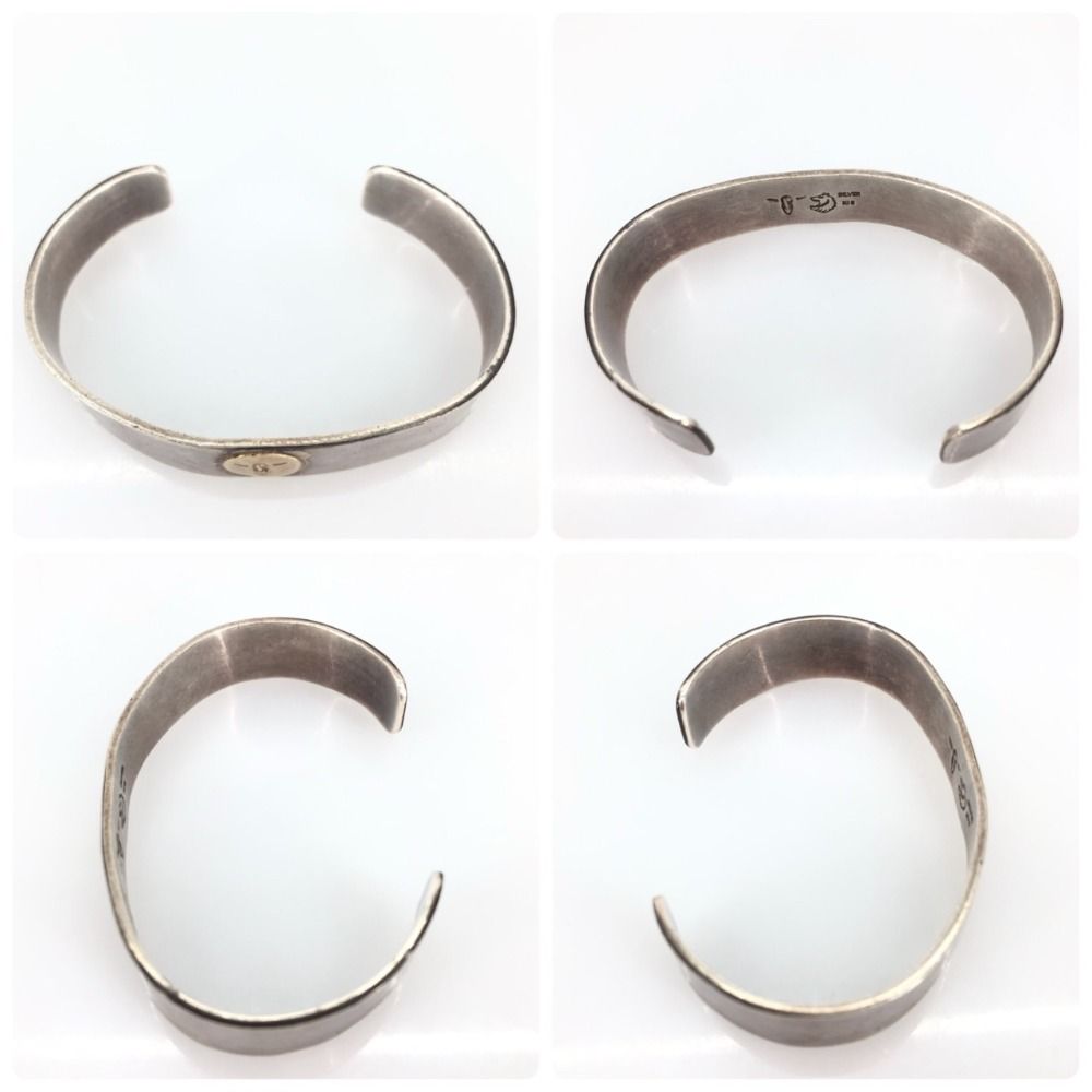 05w00722 タディアンドキング TADY-KING ロングホーン バングル メンズ シルバー K18ゴールド 品