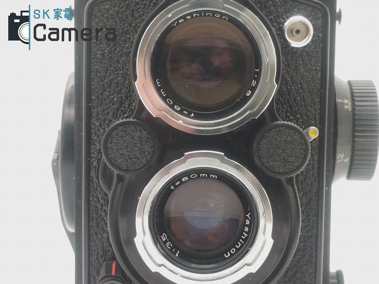 中古】 YASHICA Mat-124 G 80mm F3.5 シャッター 露出 動作 革ケース