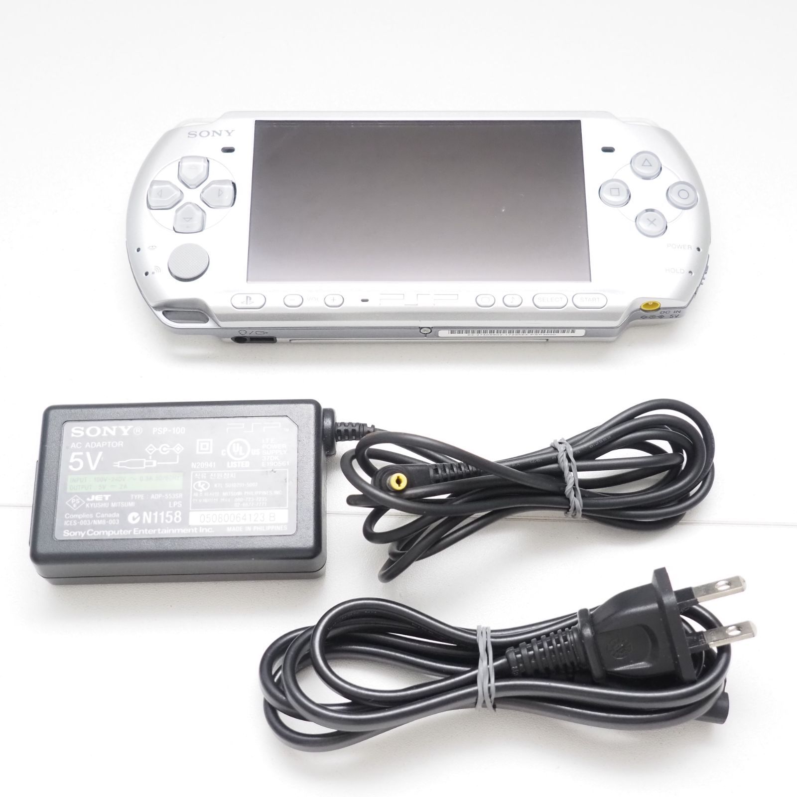 PSP 3000 シルバー プレイステーションポータブル ソニー SONY
