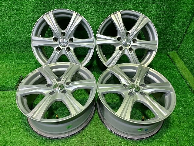 シビラ ｾﾚﾅ ホイール アルミ シルバー 16インチ 6.5J 5穴 4本 114.3 45