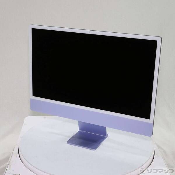 〔 品〕 iMac 24-inch Mid-2021 Z130 Apple M1 8コアCPU_8コアGPU 8GB SSD256GB パープル 〔15.7 Sequoia〕 258