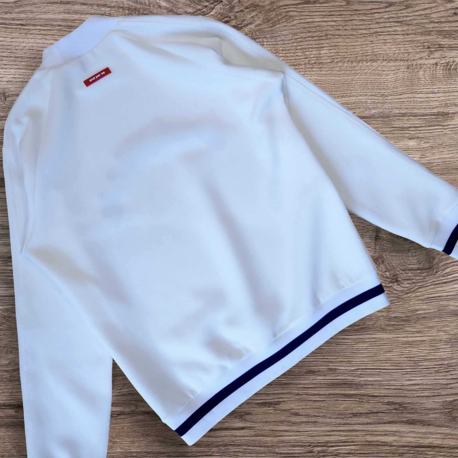 ♥ and per se golf モックネック スニード ボンディングスウェット プルオーバー ホワイト USTAUSTRALIA_COM_AU