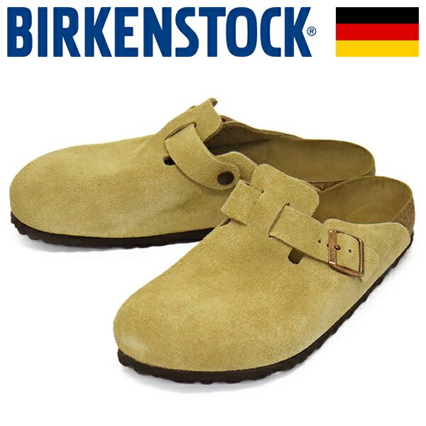 BIRKENSTOCK ビルケンシュトック 1026181 BOSTON ボストン スエードレザーサンダル LATTE CREAM レギュラー BI462 レギュラー 43-約28.0cm