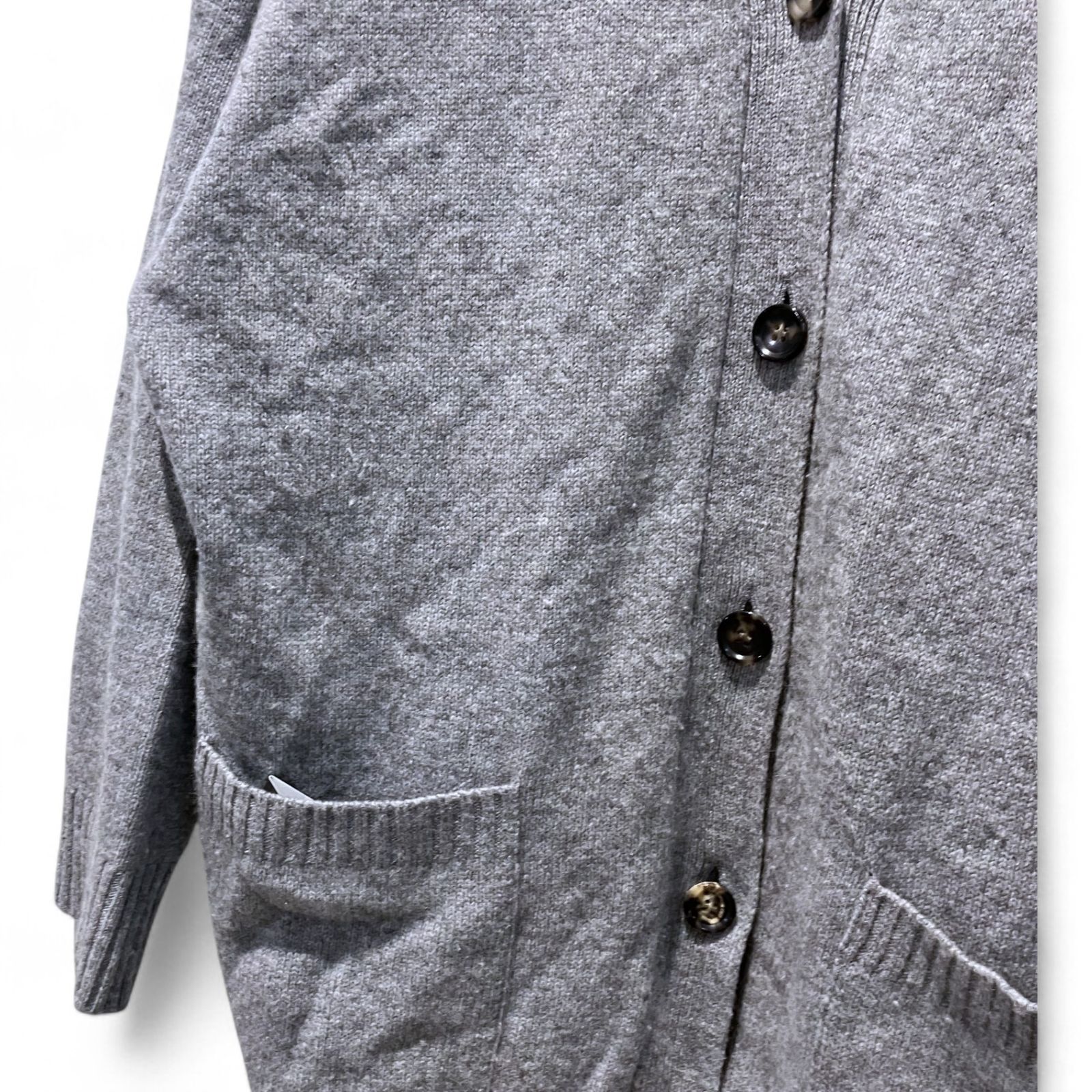 ドゥーズィエムクラス DEUXIEME CLASSE エブリデイアイライク 21AW Big Cardigan カーディガン ウール カシミヤ混 グレー Deuxieme Classe（ドゥーズィエムクラス）の「Big Cardigan
