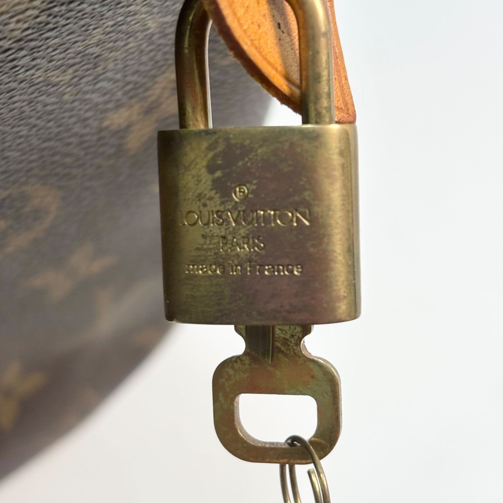 ルイヴィトン モノグラム ハンドバッグ スピーディー25 南京錠付き