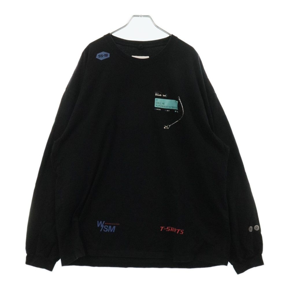 doublet (ダブレット) 19SS ×WISM BELL T-Shirt プリント クルーネック