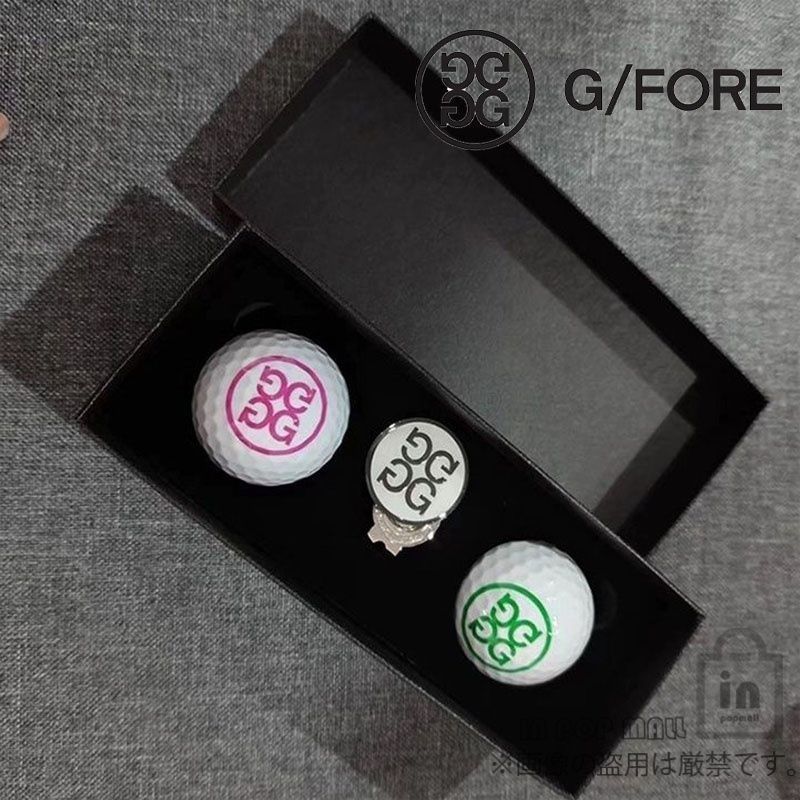 G/FORE GOLF ジーフォアゴルフ ゴルフボックス 2枚 ゴルフボール＆マーカーセット スポーツ 小物 プレゼント