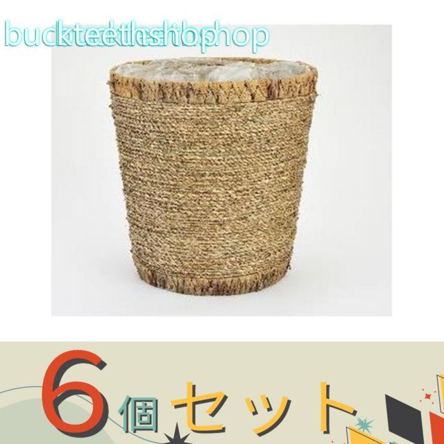園芸 農業用品 ６個セット 株 渡産業 商 籐かご ＣＷ—４０３５