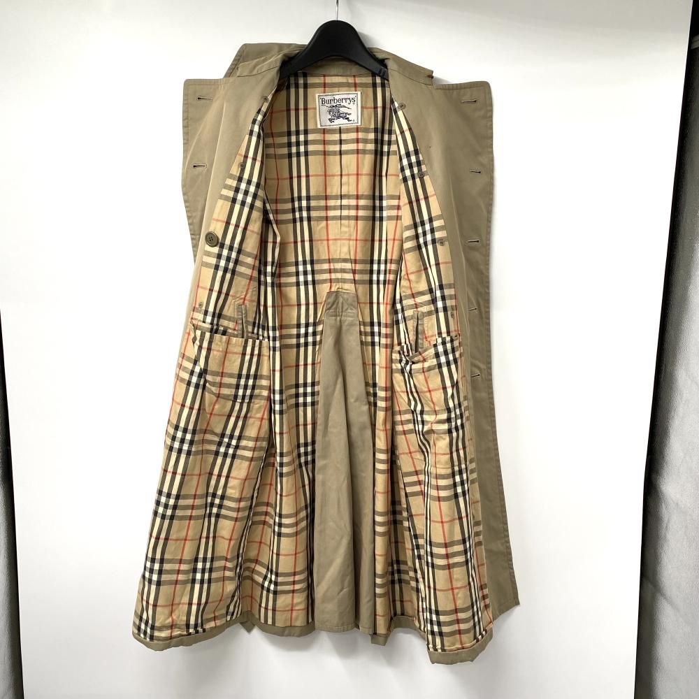 中古】BURBERRYS トレンチコート ベージュ 汚れ有り FD082-039