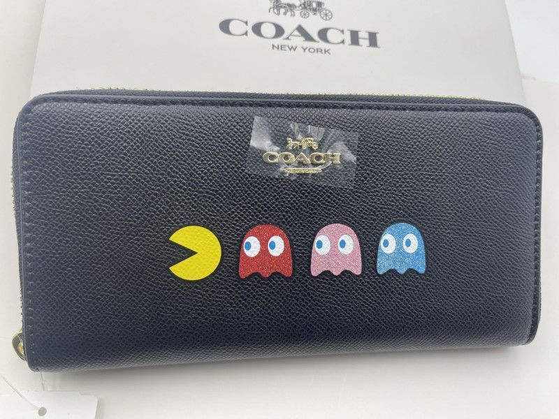 COACH 財布 コーチ 長財布 シグネチャー アコーディオンラウンドジップ