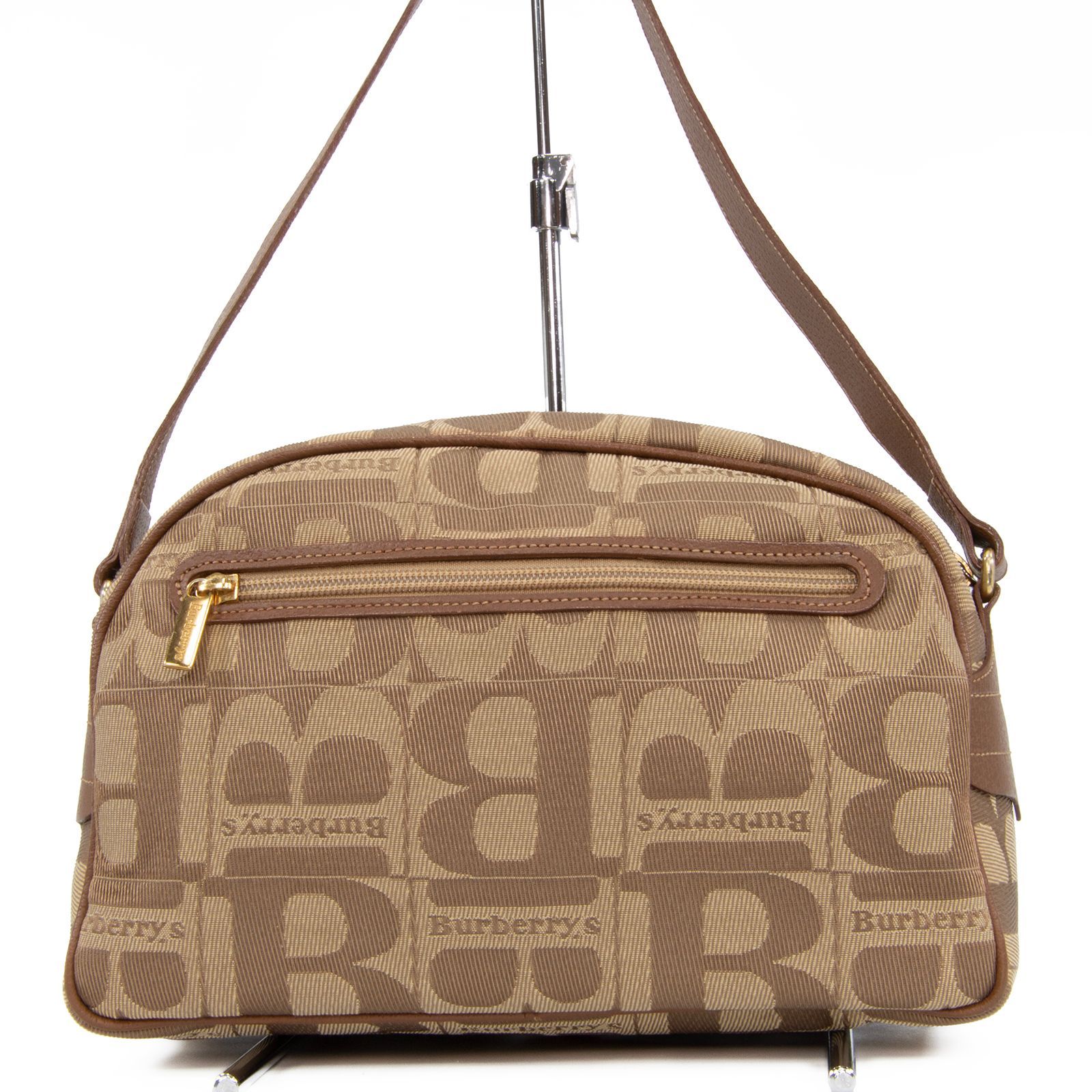 [美品]Burberry バッグ ブラウン BURBERRY - バーバリー BURBERRY セカンドバッグ 馬車 クラッチ