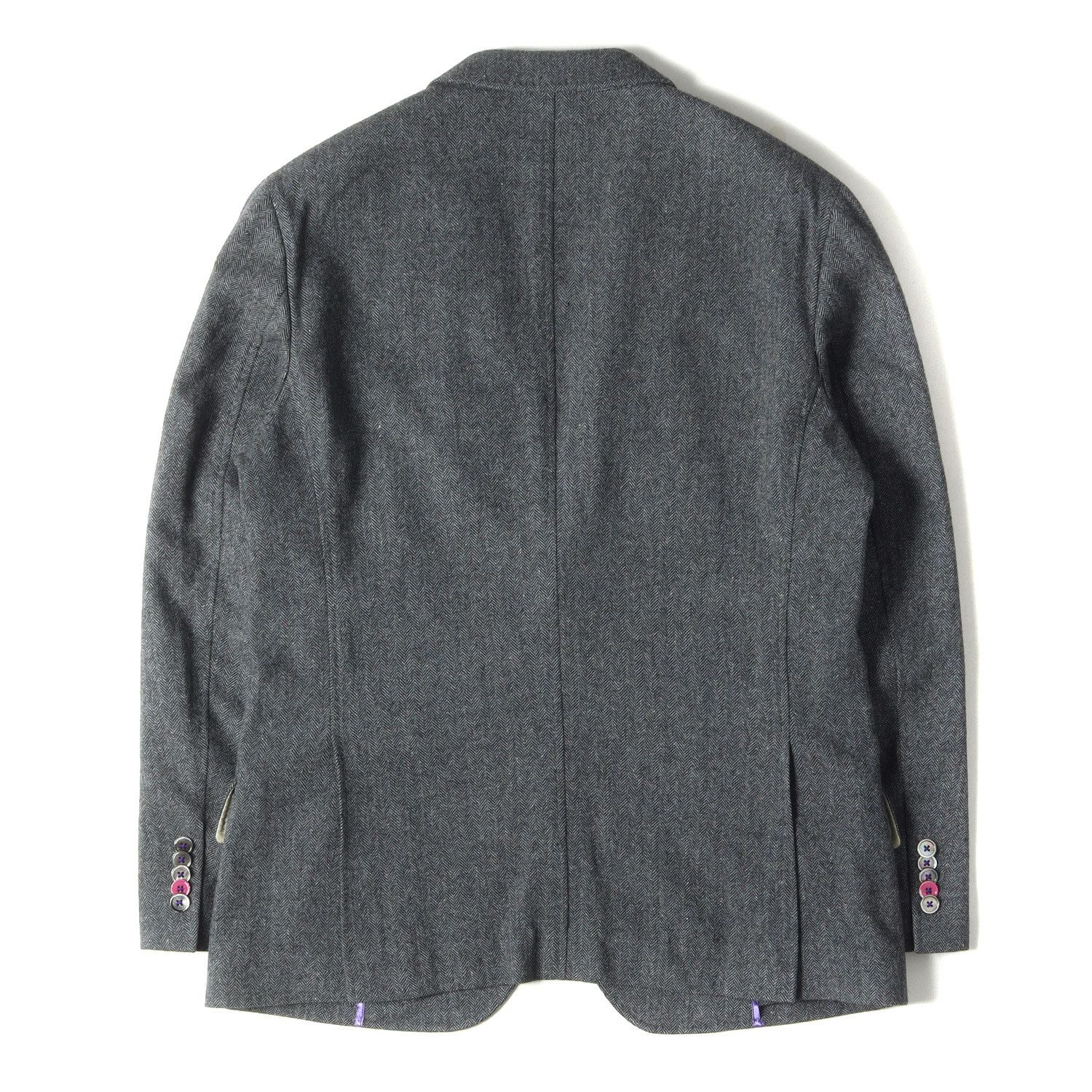 Paul Smith ポールスミス ジャケット ヘリンボーン ウール 2B 