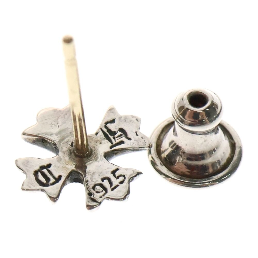 クロムハーツCHプラス スタッドwithブルーサファイア(ピアス) クロム