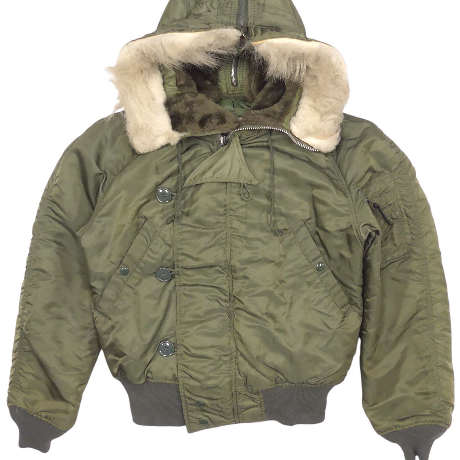 ALPHA INDUSTRIES N-2B ブラック S フライトジャケット ALPHA N-2B