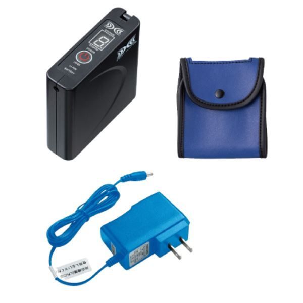 空調服 パワーファン対応バッテリーセット バッテリー 充電器 バッテリーケース LISUPER1