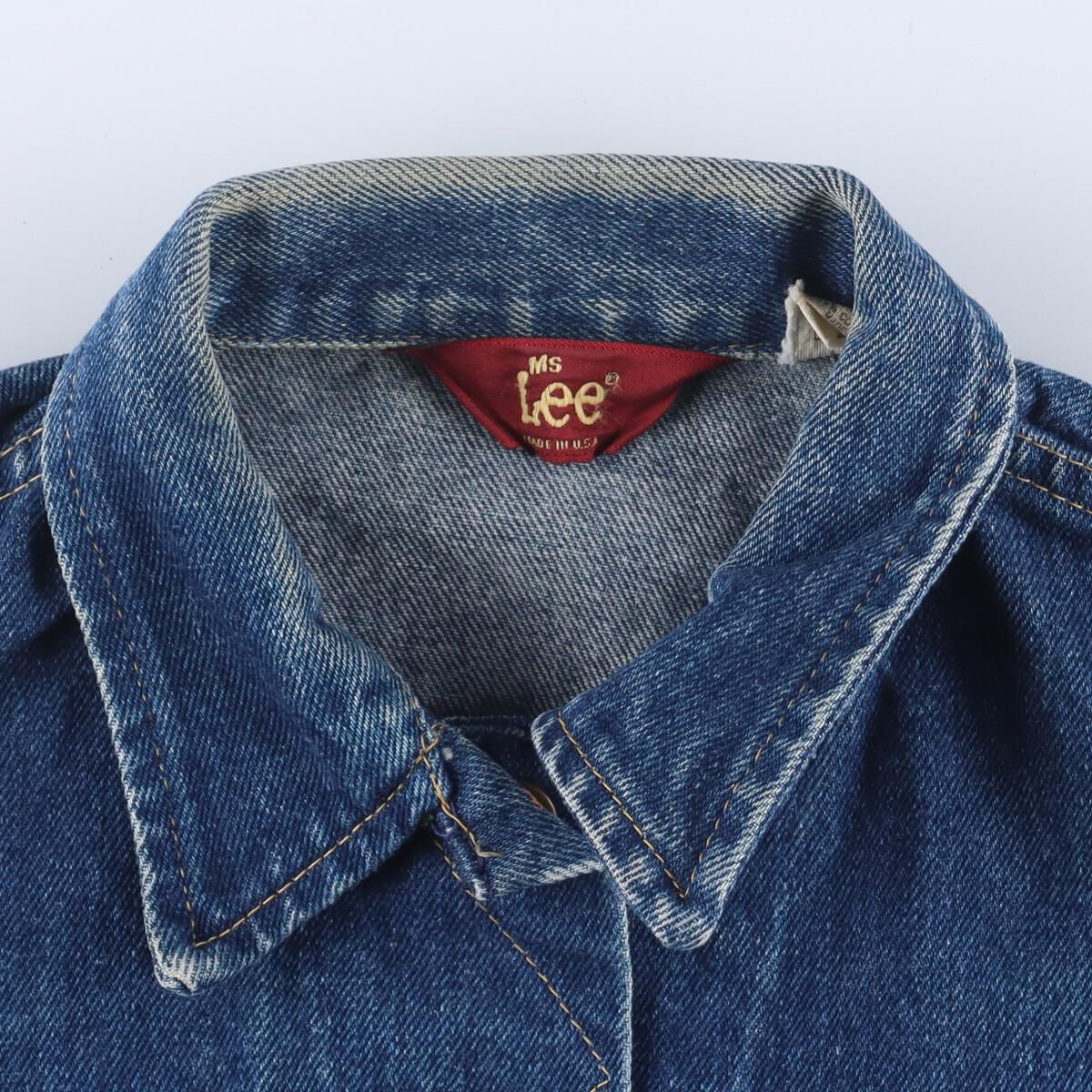 古着 80年代 リー Lee MS.LEE デニムジャケット Gジャン USA製
