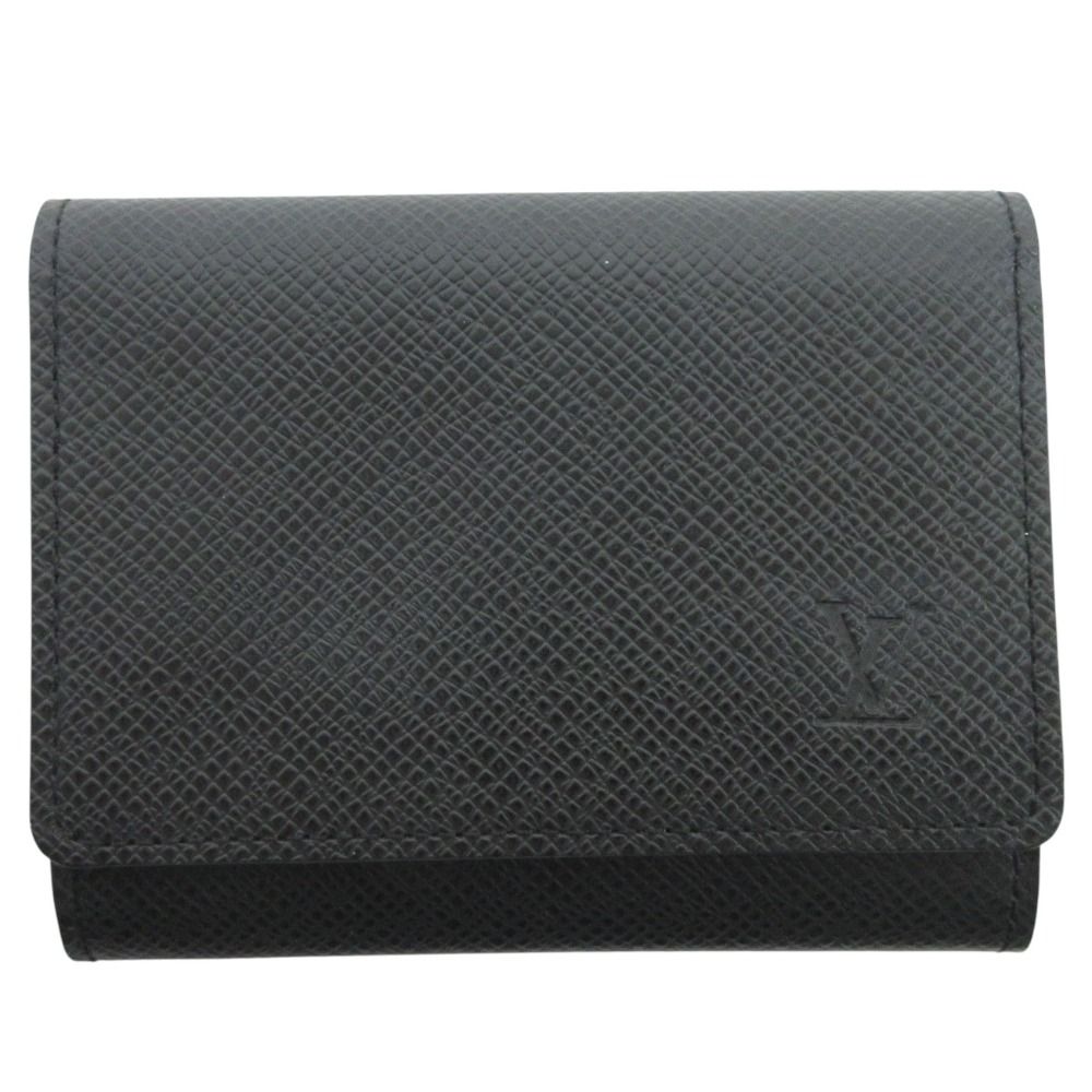 LOUIS VUITTON ルイヴィトン タイガ アンヴェロップ カードケース M30922 ブラック メンズ 古着